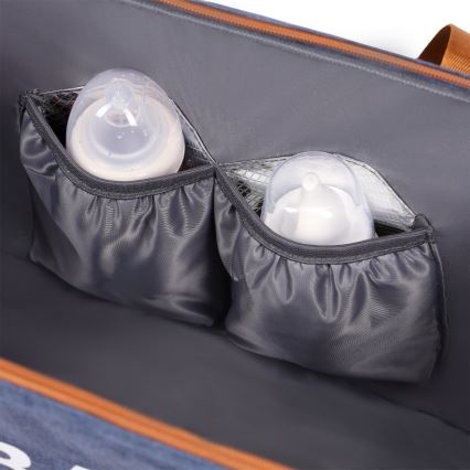 Lionelo - Τσάντα αλλαξιέρα για καροτσάκι IDA Μπλε τζιν