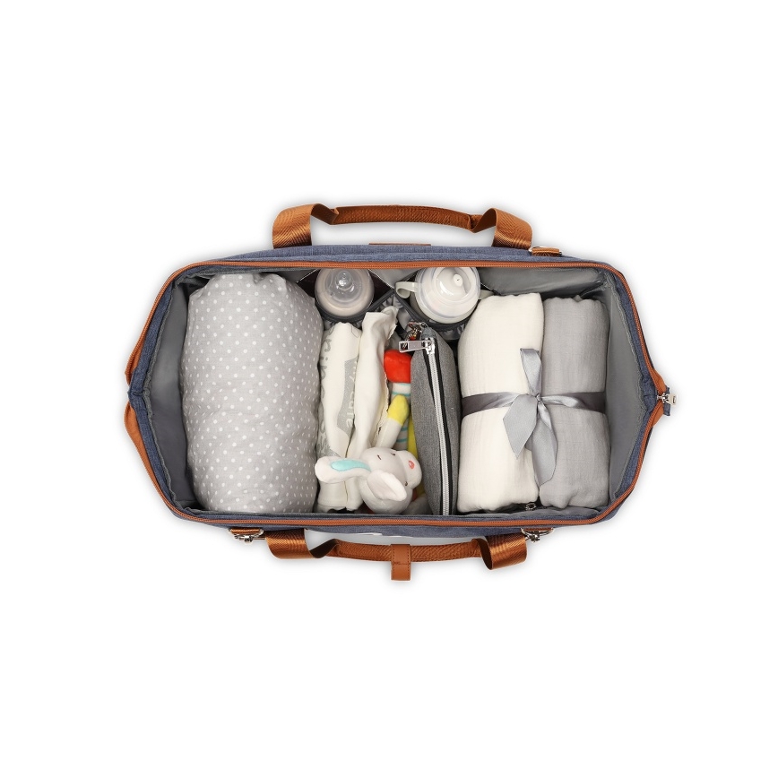 Lionelo - Τσάντα αλλαξιέρα για καροτσάκι IDA Μπλε τζιν