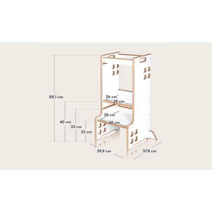 Lionelo - Εκπαιδευτικός Πύργος CASS Λευκός