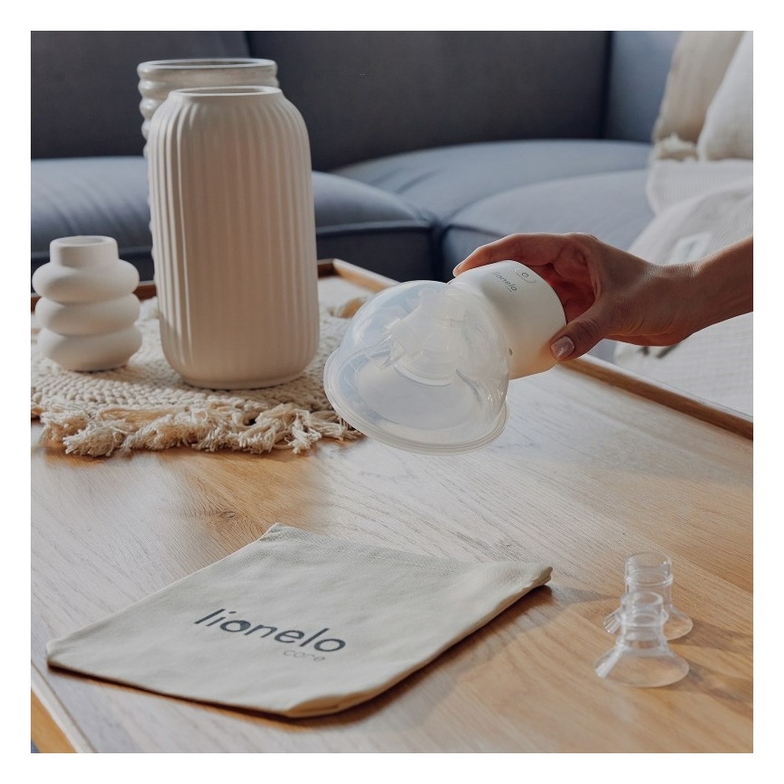 Lionelo - Ηλεκτρική επαναφορτιζόμενη αντλία μητρικού γάλακτος FIDI FREE SIMPLE 5V 1000 mAh 180 ml