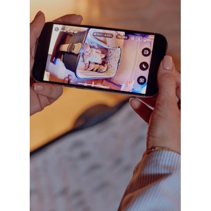 Lionelo - Επαναφορτιζόμενο βρεφικό μόνιτορ BABYLINE GO 5V 3350 mAh