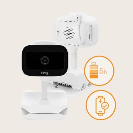 Lionelo - Επαναφορτιζόμενο βρεφικό μόνιτορ BABYLINE GO 5V 3350 mAh