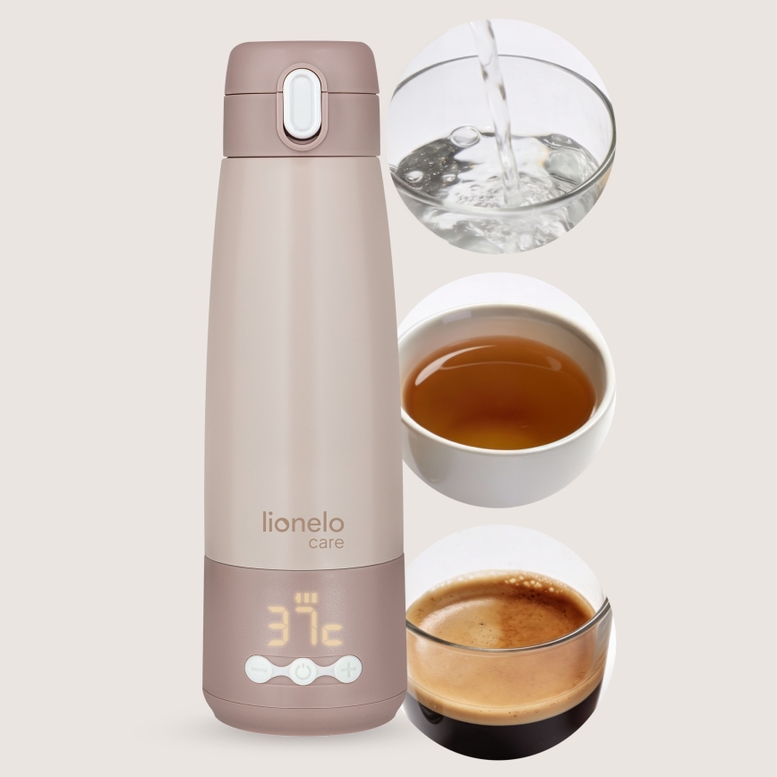 Lionelo - Επαναφορτιζόμενος θερμαντήρας γάλακτος THERMUP 55W/5V