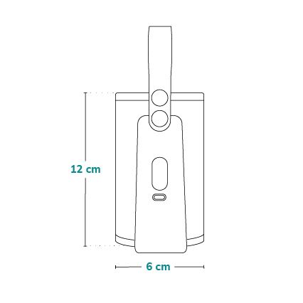Lionelo - Επαναφορτιζόμενος θερμαντήρας μπιμπερό ταξιδιού THERMUP GO PLUS 10W/5V μπεζ