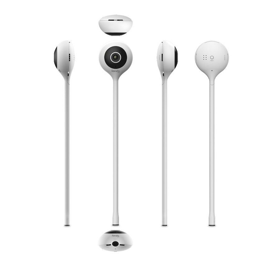 Lionelo - Έξυπνο βρεφικό μόνιτορ BABYLINE SMART Wi-Fi Λευκό