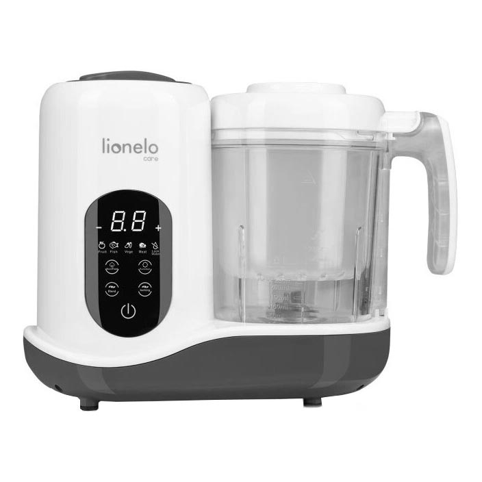 Lionelo - Ατμομάγειρας 5σε1 BABYMENU 110W/230V λευκό/γκρι