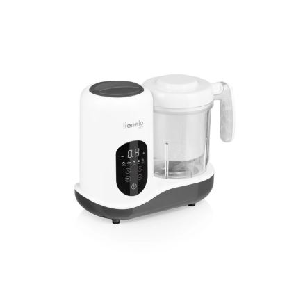 Lionelo - Ατμομάγειρας 5σε1 BABYMENU 110W/230V λευκό/γκρι