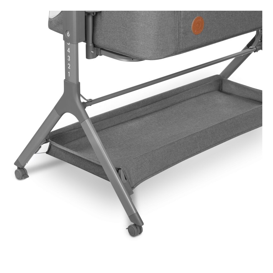 Lionelo - Βρεφική κούνια 3 σε 1 LEONIE PLUS γκρι