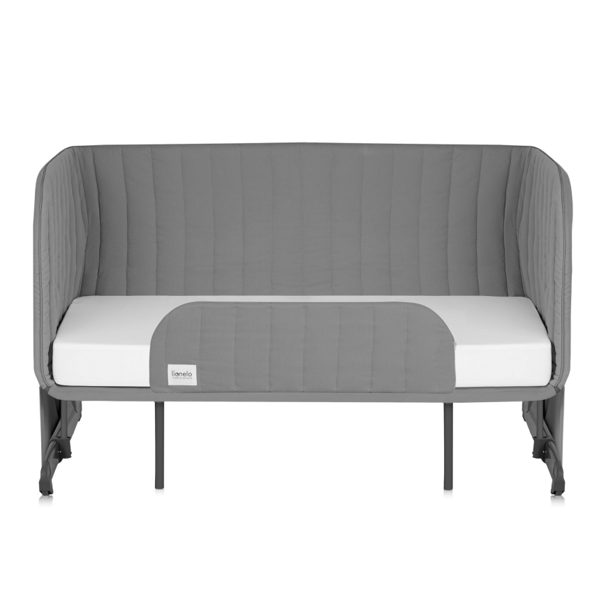 Lionelo - Βρεφική κούνια 5 σε 1 THOMI PLUS Γκρι Μπετόν