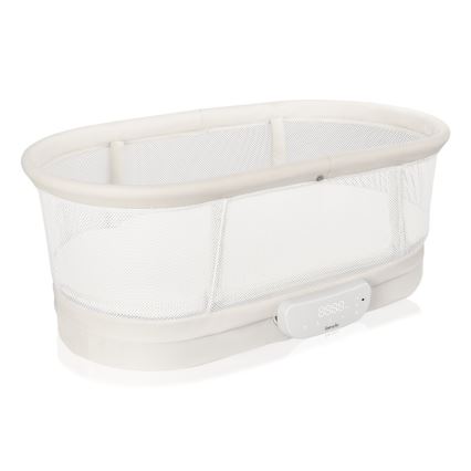 Lionelo - Βρεφική κούνια με ενσωματωμένη ζυγαριά CORAL White