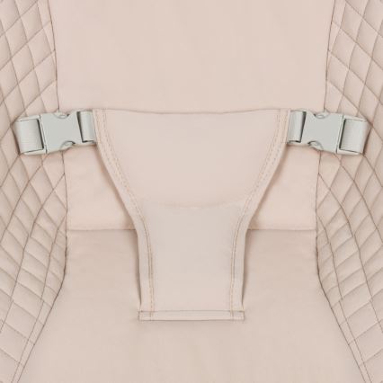 Lionelo - Βρεφική κούνια με μελωδία RIO 4xC Beige Latte + τηλεχειριστήριο