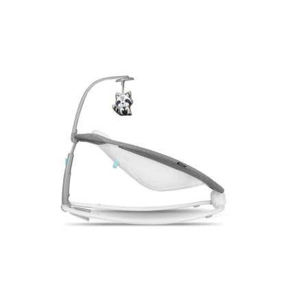 Lionelo - Βρεφικό relax με δόνηση με μουσική PASCAL 2xAA γκρι/τιρκουάζ