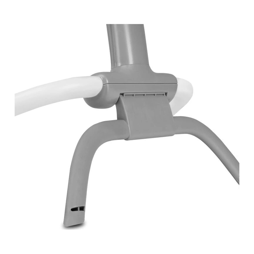 Lionelo - Βρεφικό relax με δόνηση με μουσική PASCAL 2xAA γκρι/τιρκουάζ