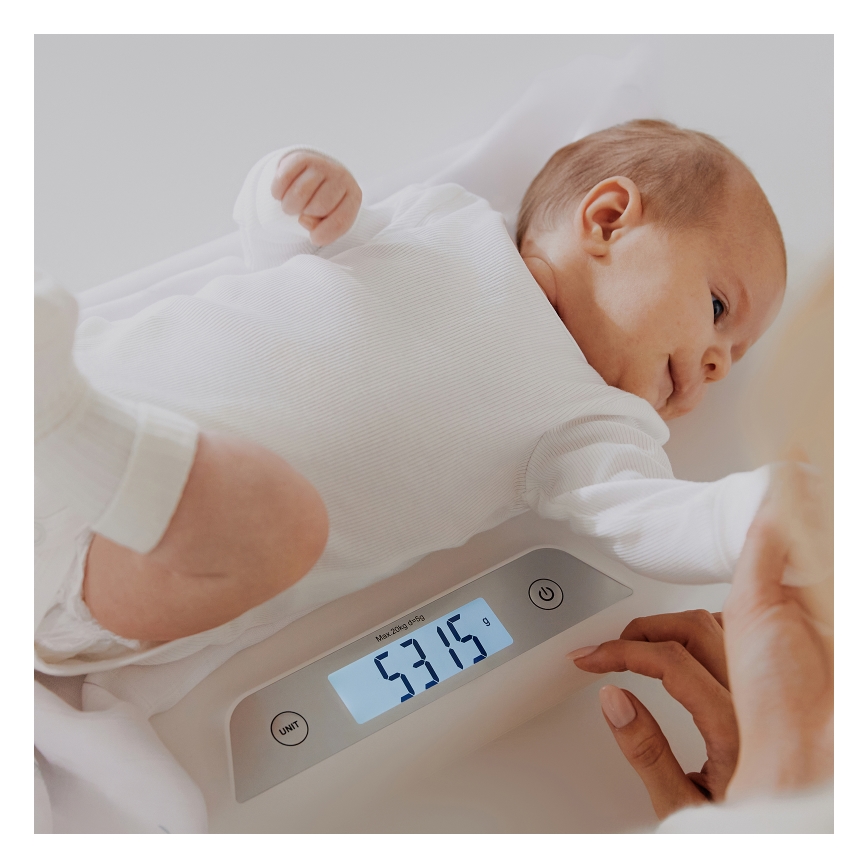 Lionelo - Βρεφική ζυγαριά BABYBALANCE 3xAAA