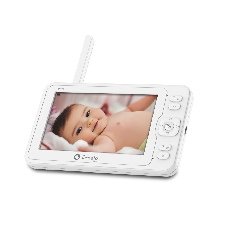 Lionelo - Βρεφική συσκευή παρακολούθησης με οθόνη BABYLINE 6.2 5V 3600 mAh