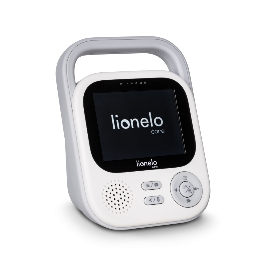 Lionelo - Βρεφικό μόνιτορ με οθόνη BABYLINE 3.2, 5V 2600 mAh