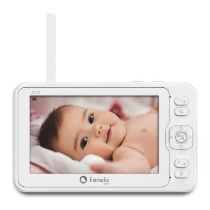 Lionelo - Βρεφικό μόνιτορ με οθόνη BABYLINE 8.3 5V 3600 mAh