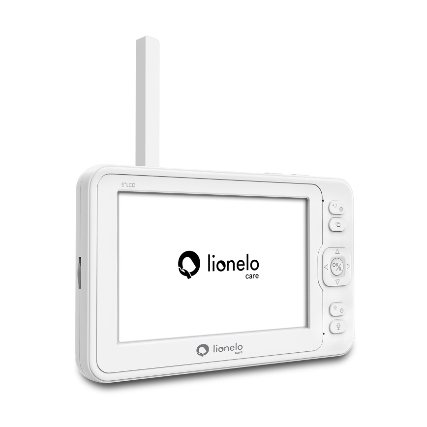 Lionelo - Βρεφικό μόνιτορ με οθόνη BABYLINE 8.3 5V 3600 mAh