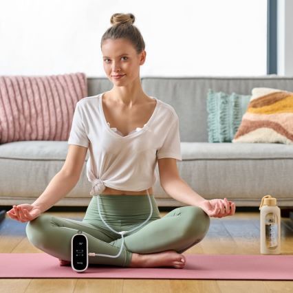 Lionelo - Ηλεκτρική επαναφορτιζόμενη διπλή αντλία μητρικού γάλακτος TWEE FREE 5V 1500 mAh 150 ml