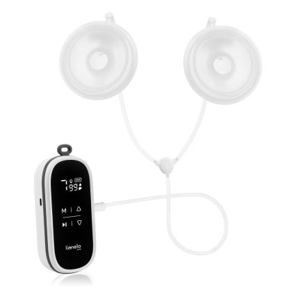 Lionelo - Ηλεκτρική επαναφορτιζόμενη διπλή αντλία μητρικού γάλακτος TWEE FREE 5V 1500 mAh 150 ml