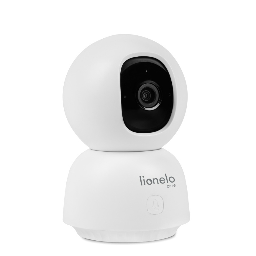 Lionelo - Έξυπνη βρεφική συσκευή παρακολούθησης BABYLINE VIEW Wi-Fi 5V Λευκή