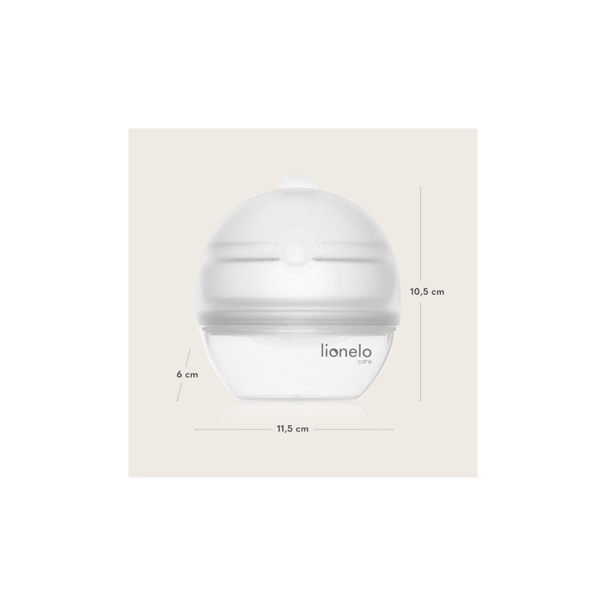 Lionelo - Θήλαστρο μητρικού γάλακτος 2-σε-1 MILKY 60 ml