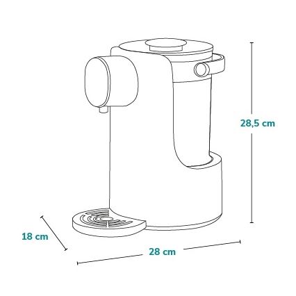 Lionelo - Θερμαντήρας μπιμπερό BABYPRESTO 1000W/230V λευκός