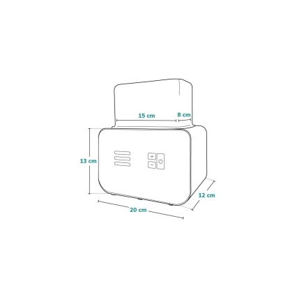 Lionelo - Θερμαντήρας μπιμπερό THERMUP DOUBLE 250W/230V λευκό