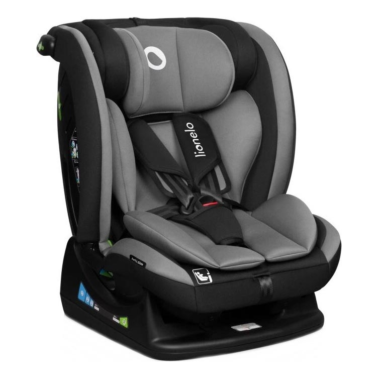 Lionelo - Κάθισμα αυτοκινήτου AART i-Size 40-150 cm μαύρο/γκρι