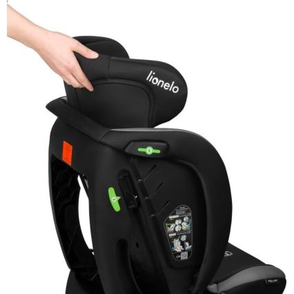Lionelo - Κάθισμα αυτοκινήτου AART i-Size 40-150 cm μαύρο/γκρι