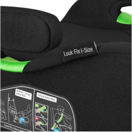 Lionelo - Κάθισμα αυτοκινήτου booster LUUK FIX i-Size 125-150 cm μαύρο