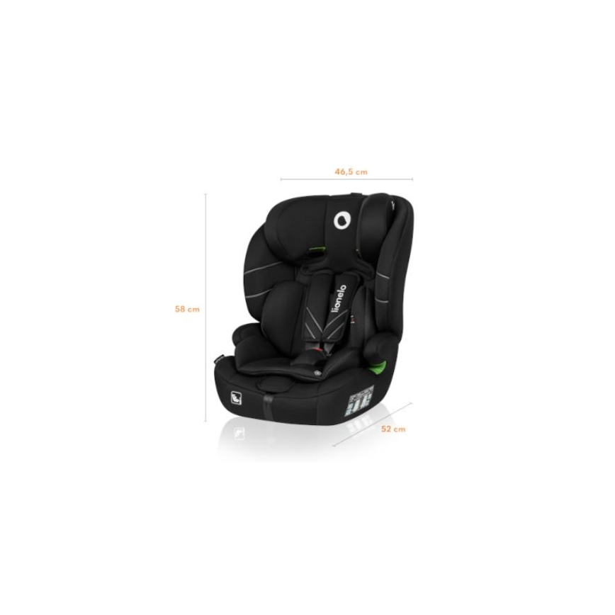 Lionelo - Κάθισμα αυτοκινήτου LEVI ONE i-Size 76-150 cm μαύρο