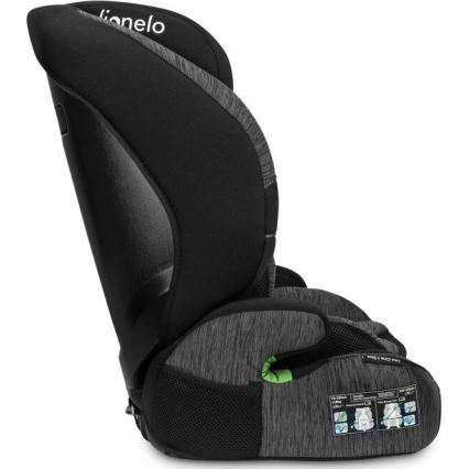 Lionelo - Κάθισμα αυτοκινήτου LEVI ONE i-Size 76-150 cm μαύρο/γκρι