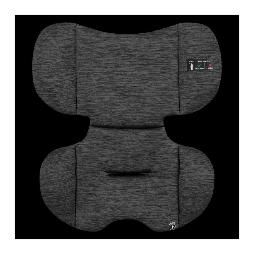 Lionelo - Κάθισμα αυτοκινήτου LEVI ONE i-Size 76-150 cm μαύρο/γκρι