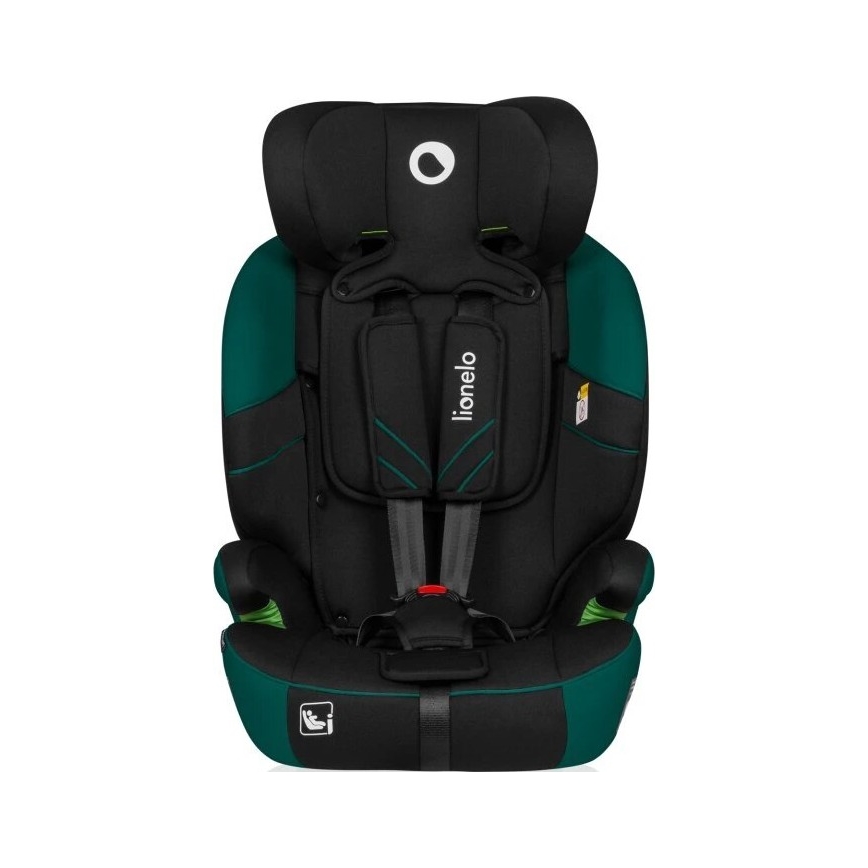Lionelo - Κάθισμα αυτοκινήτου LEVI ONE i-Size 76-150 cm μαύρο/πράσινο