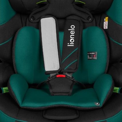 Lionelo - Κάθισμα αυτοκινήτου LEVI ONE i-Size 76-150 cm μαύρο/πράσινο