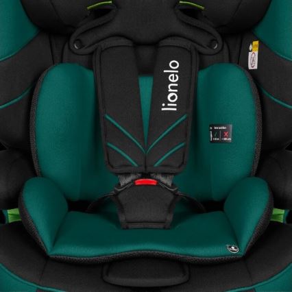 Lionelo - Κάθισμα αυτοκινήτου LEVI ONE i-Size 76-150 cm μαύρο/πράσινο
