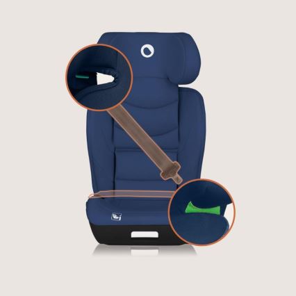 Lionelo - Κάθισμα αυτοκινήτου NEAL i-Size 100-150 cm Ναυτικό μπλε