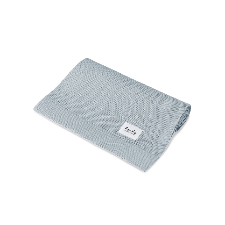 Lionelo - Κουβέρτα από μπαμπού BAMBOO BLANKET 75x100 cm Γκρι