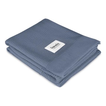 Lionelo - Κουβέρτα από μπαμπού BAMBOO BLANKET 75x100 cm Μπλε