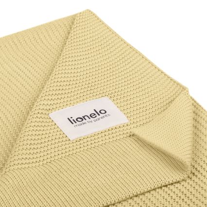 Lionelo - Κουβέρτα από μπαμπού ΚΟΥΒΕΡΤΑ ΜΠΑΜΠΟΥ 75x100 cm Λεμονί