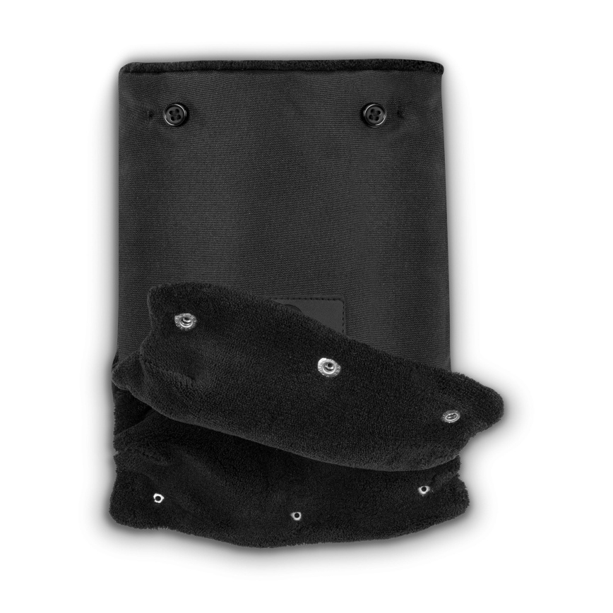 Lionelo - Μανσέτες χεριών για καρότσι HANDMUFF, Μαύρες