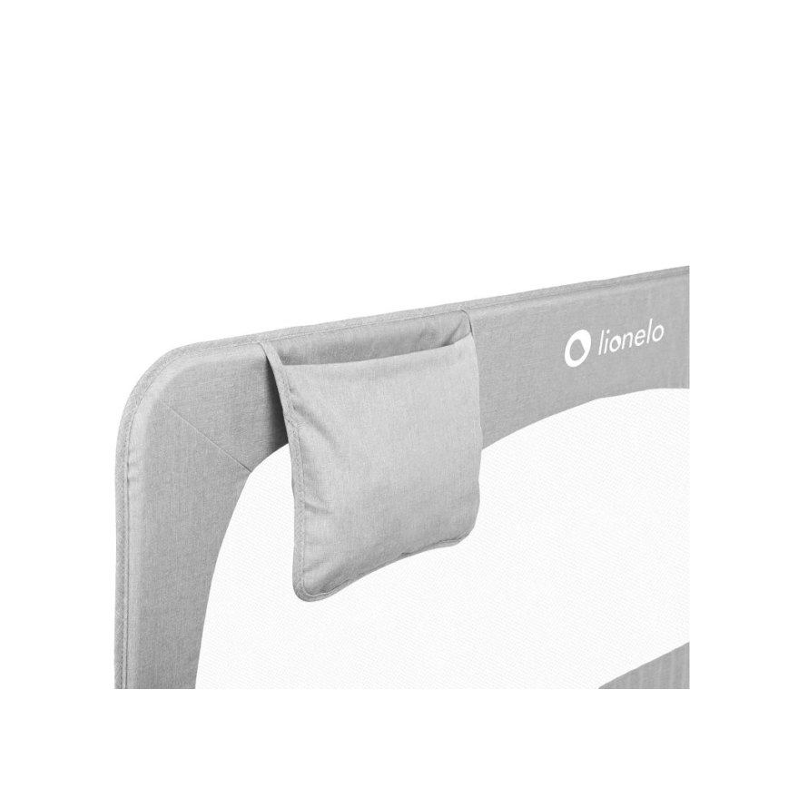 Lionelo - Μπάρα ασφαλείας κρεβατιού HANNA Grey Melange