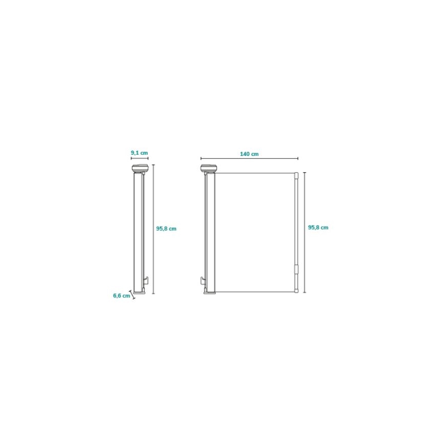 Lionelo - Μπάρα ασφαλείας THEA μαύρο
