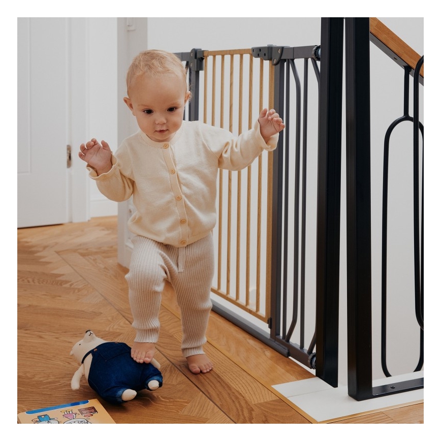 Lionelo - Μπάρα ασφαλείας TRUUS SLIM μαύρο/μπεζ