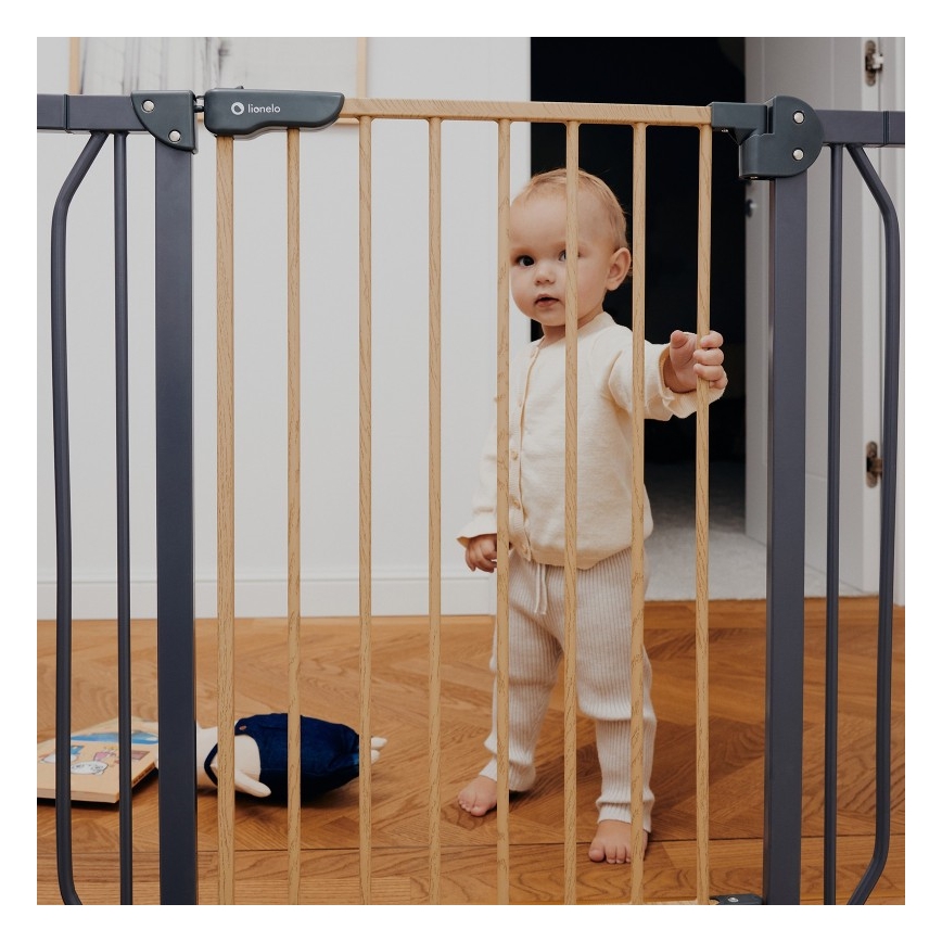 Lionelo - Μπάρα ασφαλείας TRUUS SLIM μαύρο/μπεζ