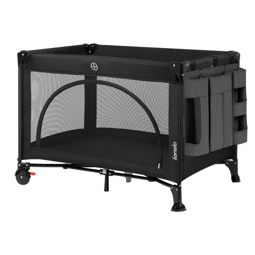 Lionelo - Οργανωτής για κούνια 3 σε 1 SIDEPOCKET Γκρι