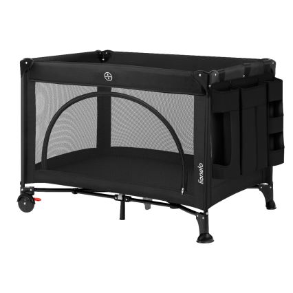 Lionelo - Οργανωτής για κούνια 3 σε 1 SIDEPOCKET Μαύρο