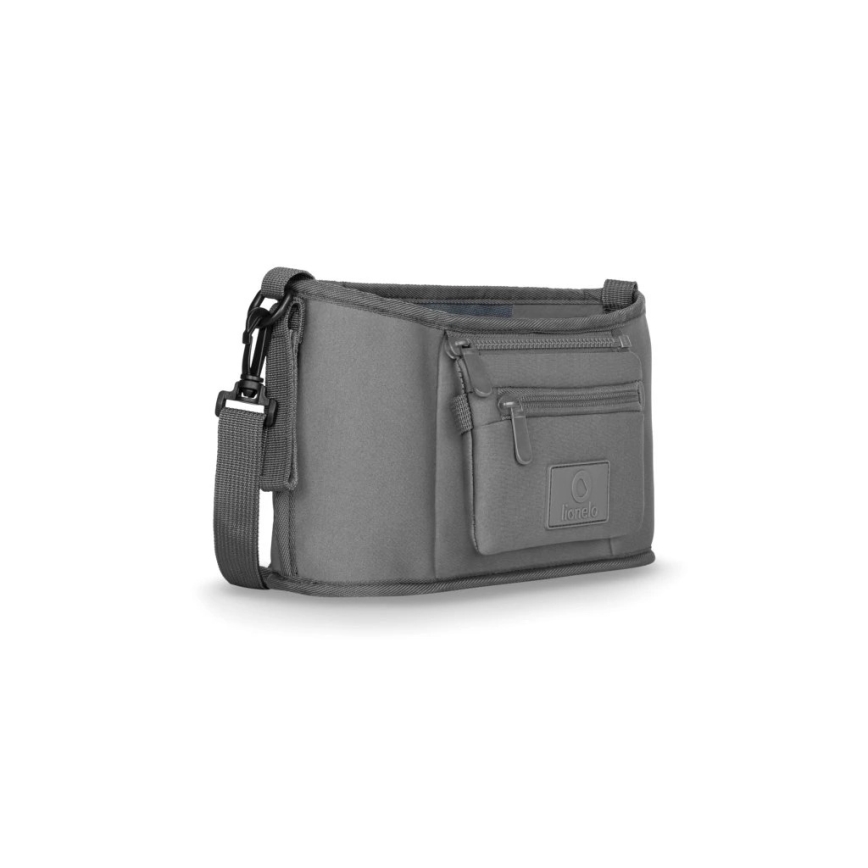 Lionelo - Οργανωτής για παιδικό καρότσι LITTLE CUBE Γκρι Πέτρα