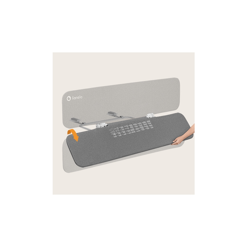 Lionelo - Οργανωτής ντουλάπας LORA XL σκούρο